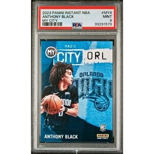 Anthony Black 2023 Panini MyCity Rookie NBA #MY-8 Basketball Card PSA 9 Mint